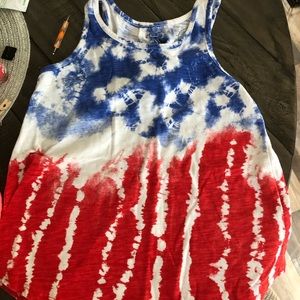 Girl’s Red white & blue tank